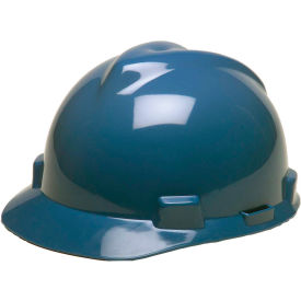 MSA V-Gard® Hard Hats Front Brim Fas-Trac® Suspension Blue 475359