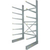 Global Industrial Single Sided Heavy Duty Cantilever Rack Starter 2"" Lip 72""Wx58""Dx144""H
