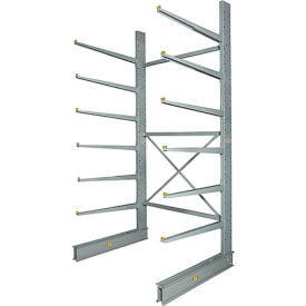 Global Industrial™ Single Sided Heavy Duty Cantilever Rack Starter 2"" Lip 72""Wx58""Dx144""H