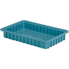 LEWISBins Divider Box  DC2025 16-1/2"" x 10-7/8"" x 2-1/2"" Light Blue