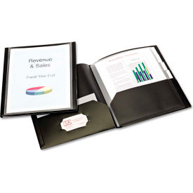 Cardinal® ReportPro 10-Pocket Project Organizer Letter Black