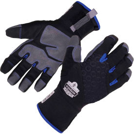 Ergodyne® ProFlex 817WP Thermal Waterproof Winter Work Gloves w/ Reinforced Palms 2XL Black