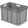 Global Industrial™ Solid Straight Wall Container 23-3/4""L x 15-3/4""W x 16-1/8""H Gray