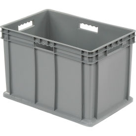 Global Industrial™ Solid Straight Wall Container 23-3/4""L x 15-3/4""W x 16-1/8""H Gray