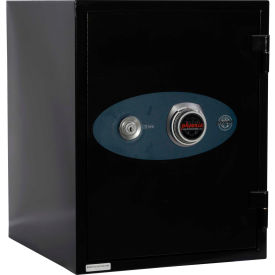 Phoenix Safe Olympian Key & Combination Dual Control Fire Resistant Safe 1.3 cu ft Black Steel