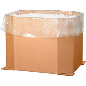 Global Industrial™ Octagon Bulk Bin Bottom Cargo Containers 46""L x 38""W x 36""H Kraft