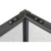 Interion® 90 Degree Corner Connector Kit For 64"" H Panel With 1 Pass Through Cable