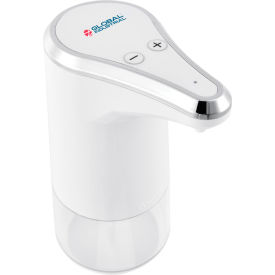 Global Industrial™ Countertop Automatic Soap Or Sanitizer Spray Dispenser 350 ml White/Chrome