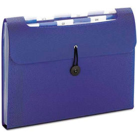 Smead® Step Index Organizer 12-Pocket Letter Poly Navy