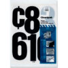 Chartpak® Vinyl Numbers Adhesive 21 Numbers 6"" Black