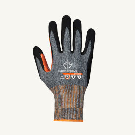 Superiorglove Tenactiv CX Glove W/Blended HPPE/Steel Micropore Nitrile Palm ANSI A7 Size 8
