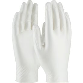 PIP Ambi-Dex® 64-V2000PF Industrial Grade Vinyl Gloves 4 Mil Powder Free 2XL White 100/Box