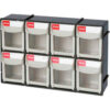 Shuter Flip Out Bin 8 Compartments 12""W x 3.5""L x 8""H