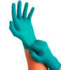 TouchNTuff®92-600 Industrial Grade Nitrile Disposable Gloves Powder-Free Grn 6.5-7 100/Box