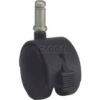 Algood Dual Disc Series Chair Caster with Nylon Locking Wheel 03T4-050-437SX7/8-B - Stem Type E