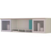 Safco® Medina 63""W Hutch 63""W x 15""D x 50-1/2""H Sea Salt