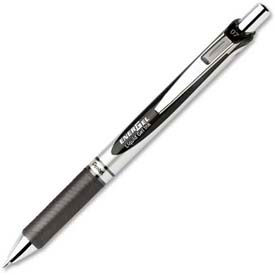 Pentel® EnerGel Liquid Retractable Gel Ink Pen Metal Tip Refillable 0.7mm Black Ink