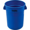 Global Industrial Plastic Trash Can - 32 Gallon Blue