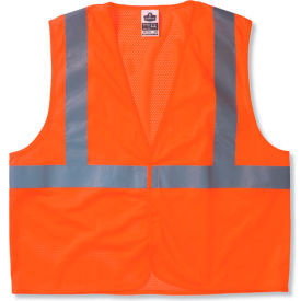 Ergodyne® GloWear® 8210HL Class 2 Economy Vest Orange S/M