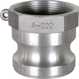 2"" Aluminum Camlock Fitting - Male Coupler x FPT Thread