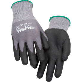 Global Industrial™ Micro-Foam Nitrile Coated Nylon Gloves 15-Gauge Medium 1 Pair