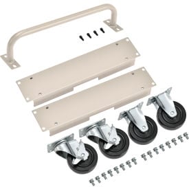 Caster & Handle Kit for Global Industrial™ 16-Chromebook & Laptop Charging Cabinet Putty