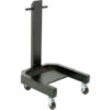Global Industrial™ 40""H Mobile Post with Caster Base - Black