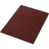 Global Industrial 14"" x 20"" Stripping Pad Maroon 10 Per Case