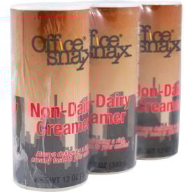 Office Snax® Reclosable Powdered Non-Dairy Creamer 12 oz Canister 3/Pack