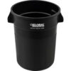 Global Industrial™ Plastic Trash Can - 32 Gallon Black