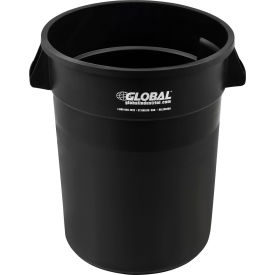 Global Industrial™ Plastic Trash Can - 32 Gallon Black