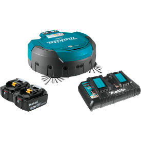 Makita®LXT® Lithium-Ion Cordless Robotic Vacuum W/ Batteries & Charger 18"" Cleaning Width