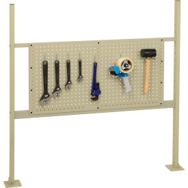 Global Industrial™ Panel Kit for 48""W Bench - 36""W Pegboard Rails & Uprights Tan