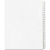 Avery Side Tab Collated Legal Index Divider 76 to 100 8.5""x11"" 25 Tabs White/White