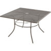 Global Industrial™ 48"" Square Outdoor Caf Table Steel Mesh Bronze