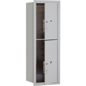 4C Horizontal Mailbox 41""H Single Parcel Box 1 PL5/1 PL6 Front Load Aluminum USPS