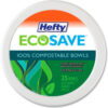 Hefty® ECOSAVE Tableware Bowl 16 oz White Pack of 300