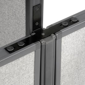 Interion® 240256R Low High Three Way Kit For Two 46"" High Panel