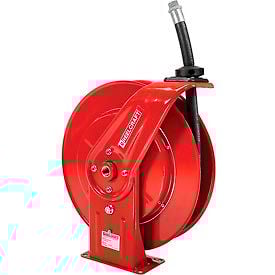 Reelcraft F7925 OLP 3/4""x25' 250 PSI Spring Retractable Fuel Delivery Hose Reel