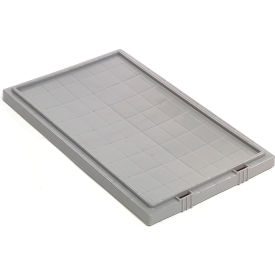 Global Industrial Lid LID181 for Stack and Nest Storage Container SNT180 SNT185 Gray