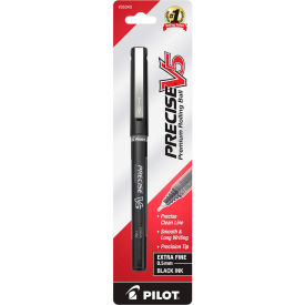 Pilot® Precise V5 Rolling Ball Pen Non-Refillable Extra Fine 0.5mm Black Ink 1 Each