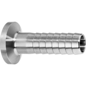 316SS Hose Adapters Tube-to-Barbed Hose for Quick Clamp Fittings - for 4"" Tube x 4"" Barbed Hose ID