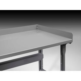 Side & Back Rail Kit W/ 16 Ga Steel 96""W x 36""D Gray