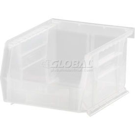 Global Industrial™ Plastic Stack & Hang Bin 4-1/8""W x 5-3/8""L x 3""H Clear