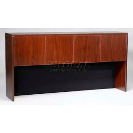 Boss Hutch with 4 Doors - 71"" - Mahogany