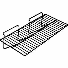 24""W X 12""D Straight Shelf - Black