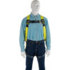 Miller® H11110022 Full Body Harness Back D Ring Mating Leg Strap Black/Yellow