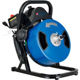 Global Industrial™ Drain Cleaner For 2-4"" Pipe 220 RPM 75' Cable
