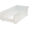 Quantum Plastic Hulk Stacking Bin 11""W x 24""L x 10""H Clear