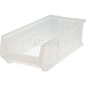 Quantum Plastic Hulk Stacking Bin 11""W x 24""L x 10""H Clear